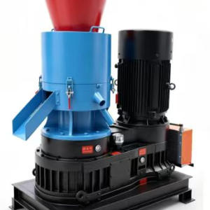 integrated flat die pellet mill for biomass